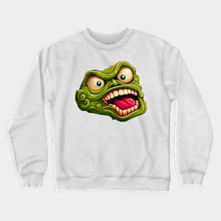 Funny Monster Face Crewneck Sweatshirt